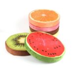 Dekorační polštář | 3D podsedák, styl ovoce, různé druhy