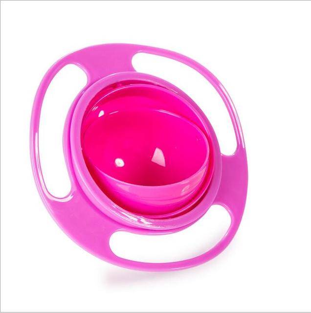 Gyro bowl | nevyklopitelná miska pro děti - 3 barvy - Červené