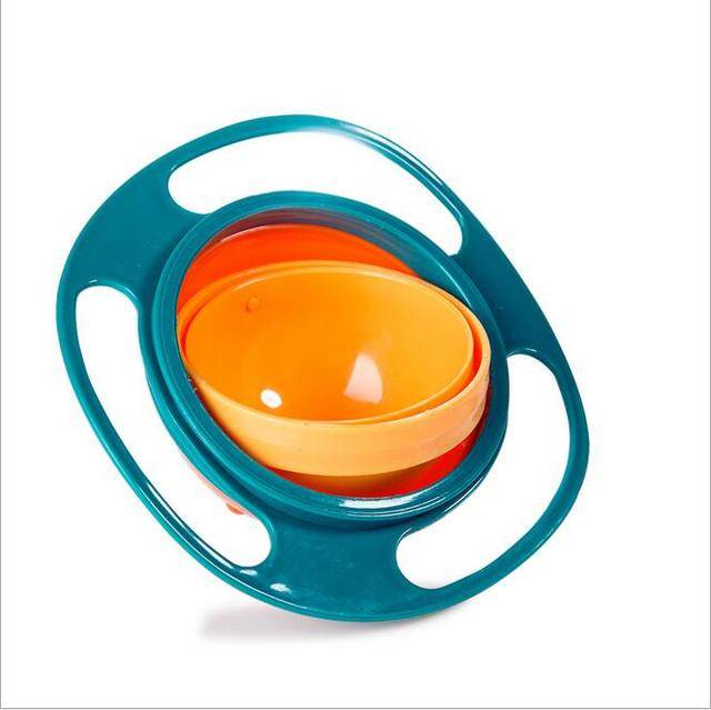 Gyro bowl | nevyklopitelná miska pro děti - 3 barvy - Zelená