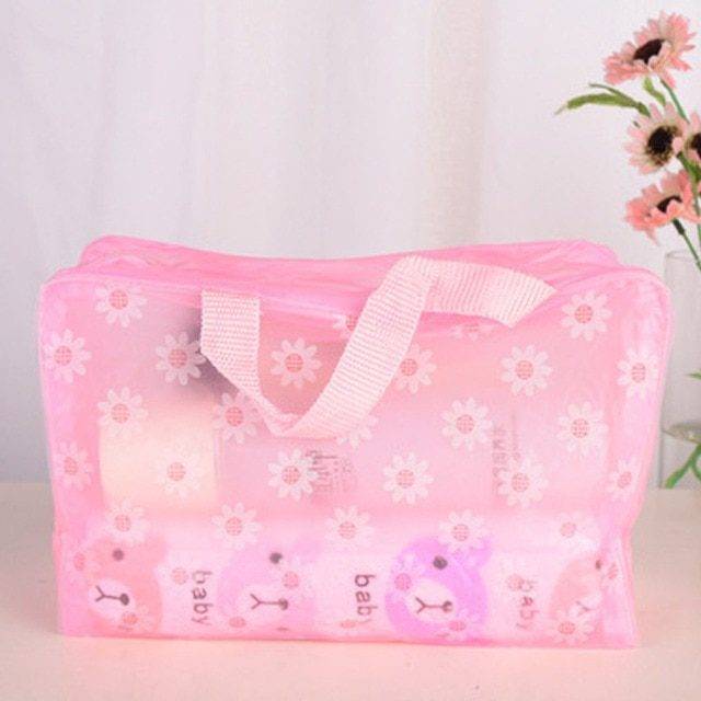 Kosmetická taštička | toaletní taška - 5 barev - Růžová