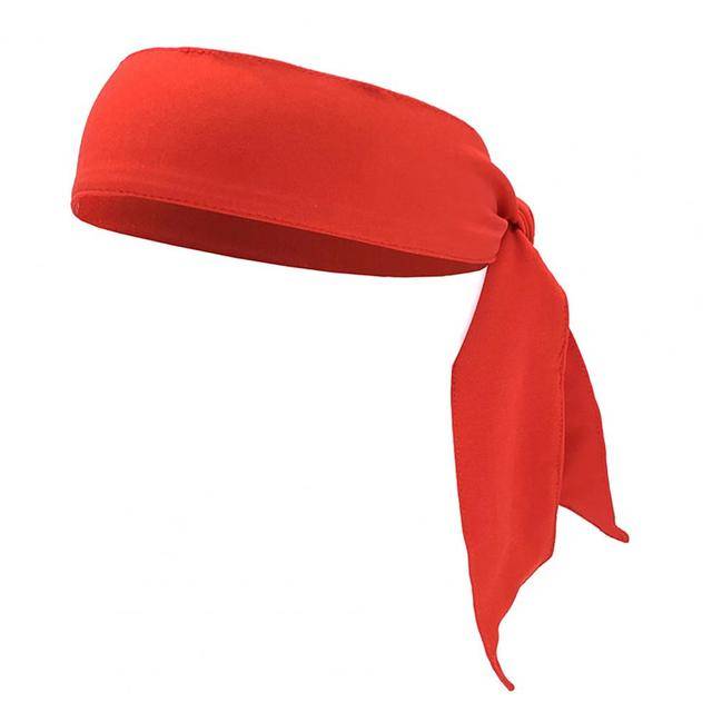 Sportovní šátek na hlavu | šátek na kolo - červený