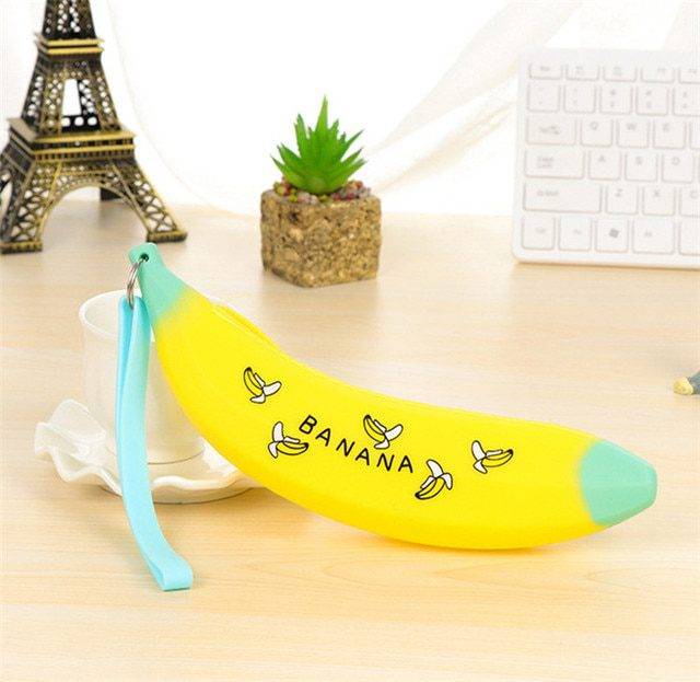 Penál na tužky | pouzdro na drobnosti, styl banán - Žlutý banán 1