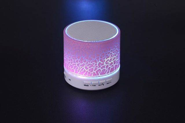 Bluetooth reproduktor | mini bluetooth speaker - svítící - Červená