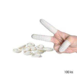 Jednorázové návleky na prsty | gumové rukavice, 100 ks