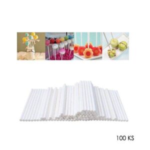 Tyčinky na lízátka | plastové tyčky – 10 cm, 100 ks