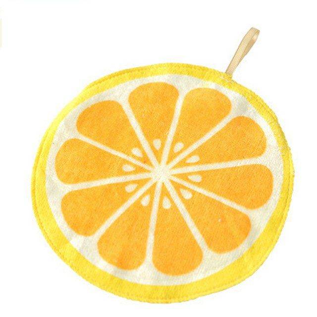 Malý ručník | kuchyňská utěrka, styl ovoce - Pomeranč