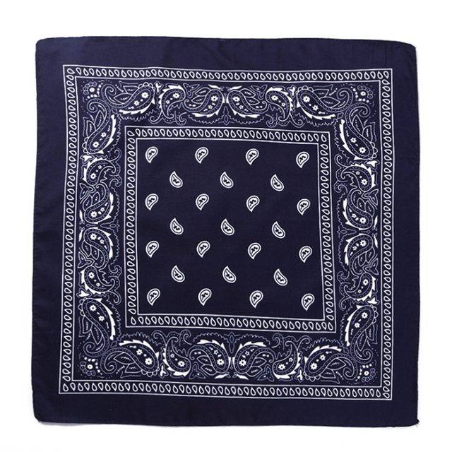 Multifunkční šátek | látková čelenka - tmavě modrý