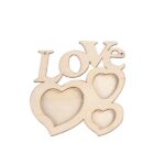 Dřevěný fotorámeček Love | rámeček na fotky – 17 x 20 cm