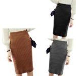Pletená sukně | pouzdrová sukně – univerzální velikost, 3 barvy