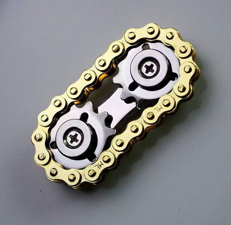 Chain fidget spinner | kovová antistresová hračka