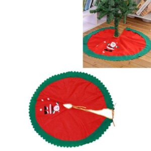 Sukně pod vánoční stromek | koberec pod stromeček, styl Santa Claus – 90 cm