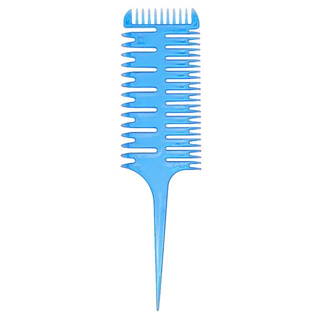 Profesionální kadeřnický hřeben na barvení vlasů - Modrá