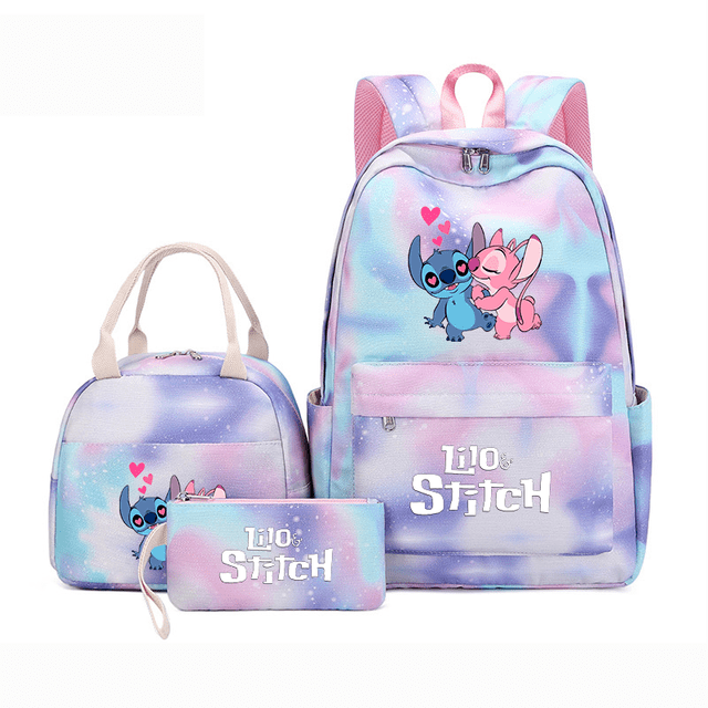 Disney batoh Lilo a Stitch s obědovou taškou - 012