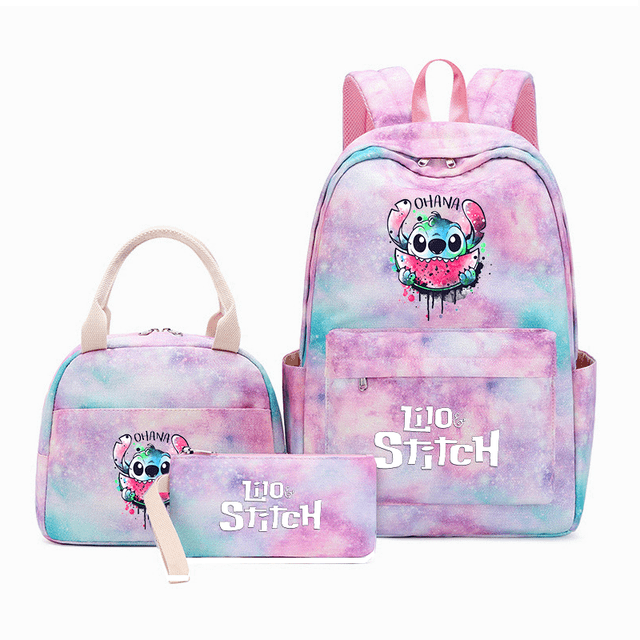Disney batoh Lilo a Stitch s obědovou taškou - 015