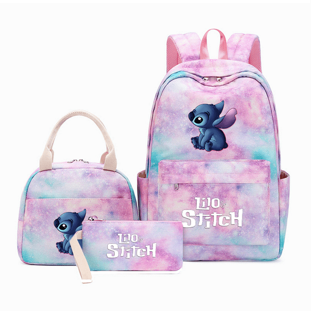Disney batoh Lilo a Stitch s obědovou taškou - 013