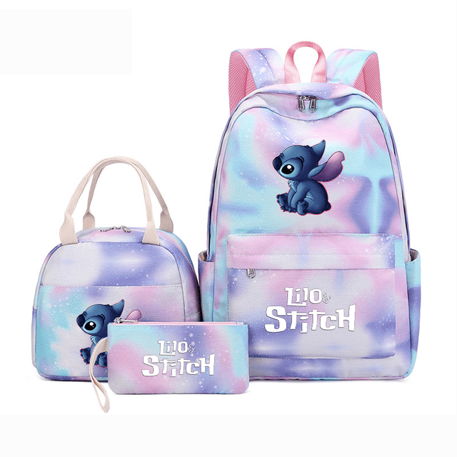 Disney batoh Lilo a Stitch s obědovou taškou - 014