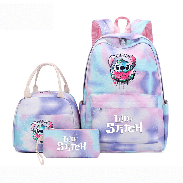 Disney batoh Lilo a Stitch s obědovou taškou - 016