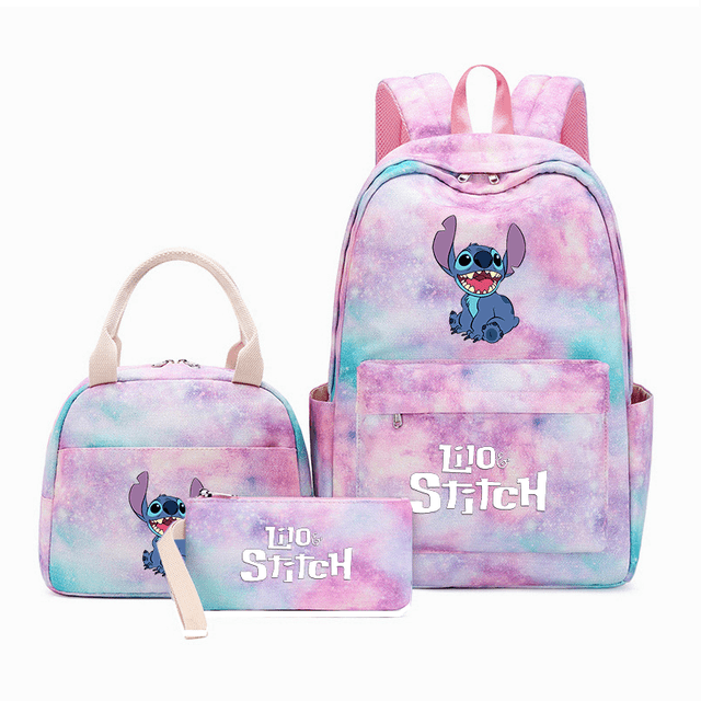 Disney batoh Lilo a Stitch s obědovou taškou - 005