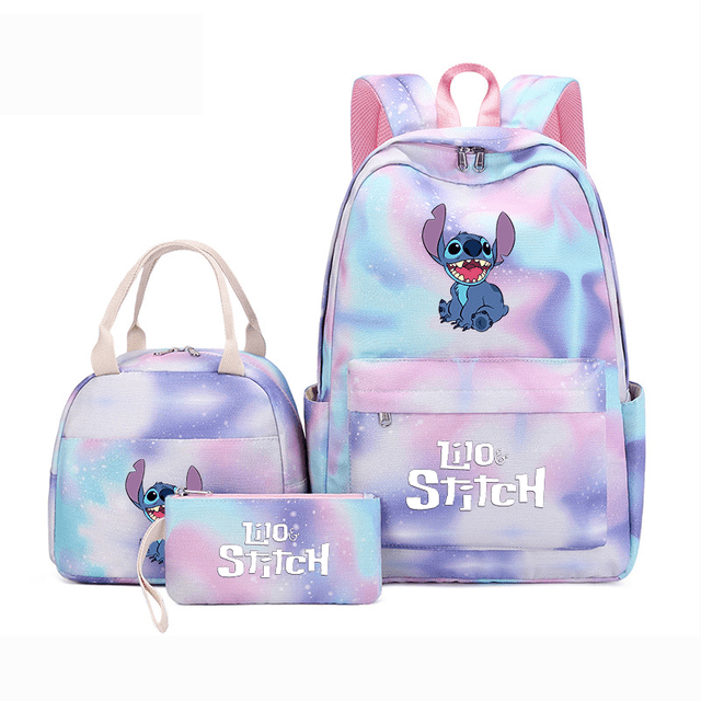Disney batoh Lilo a Stitch s obědovou taškou - 006