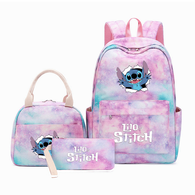 Disney batoh Lilo a Stitch s obědovou taškou - 009