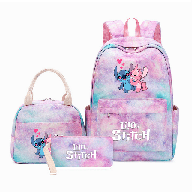 Disney batoh Lilo a Stitch s obědovou taškou - 011