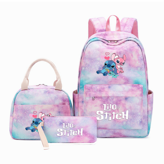 Disney batoh Lilo a Stitch s obědovou taškou - 001