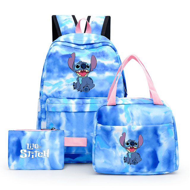 Batoh Disney Stitch s taškou na oběd - 009