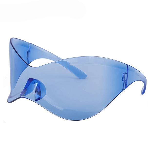 Futuristické sluneční brýle - Modrá