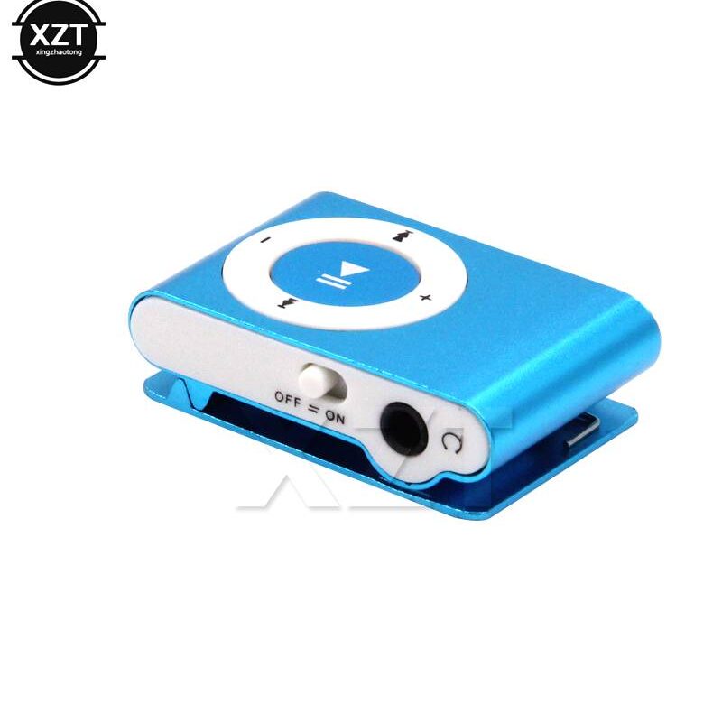 Mini MP3 přehrávač pro sportovní aktivity s klipem