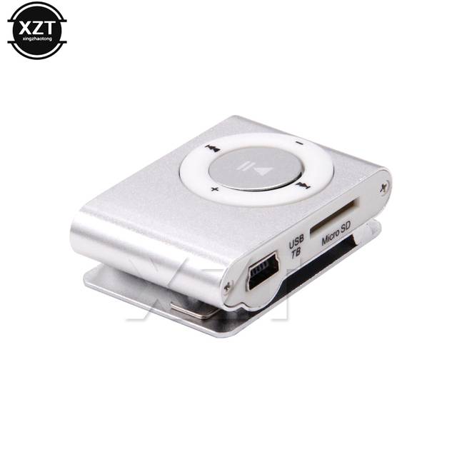 Mini MP3 přehrávač pro sportovní aktivity s klipem - Bílá