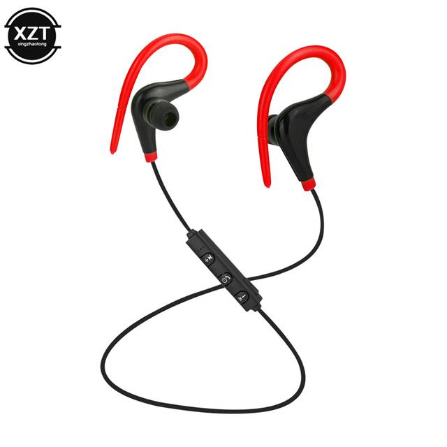 Bluetooth běžecká sluchátka - Červená
