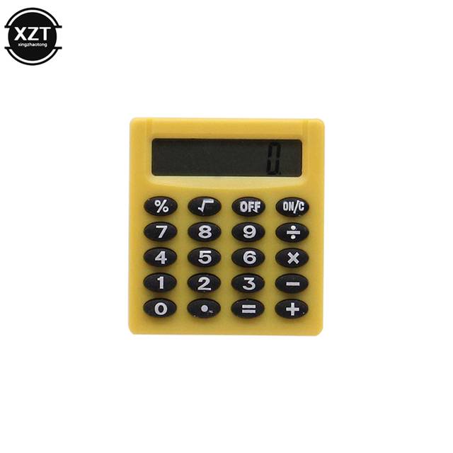 Kapesní mini kalkulačka - Žlutá