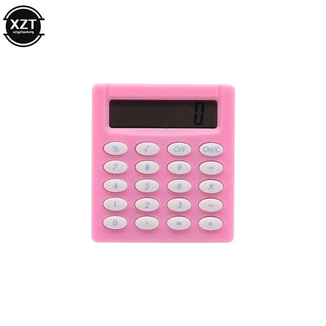 Kapesní mini kalkulačka - Růžová