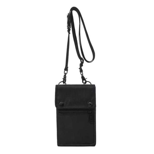 Praktická skládací mini kabelka - Černá