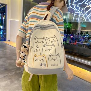 Dívčí batoh s kočičím motivem