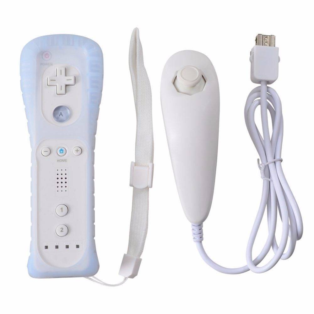 Wii ovladač + Wii nunchack - Bílá