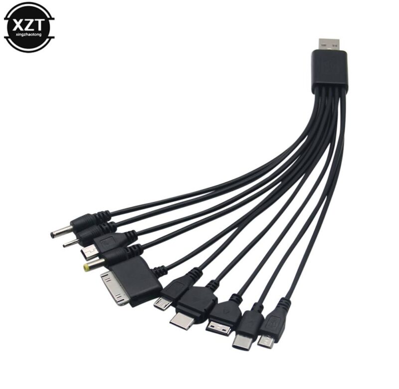 Mikro USB víceúčelový kabel 10 v 1