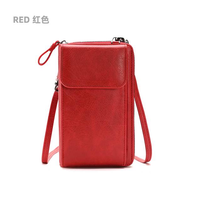 Dámská kabelka a peněženka v jednom - Červené