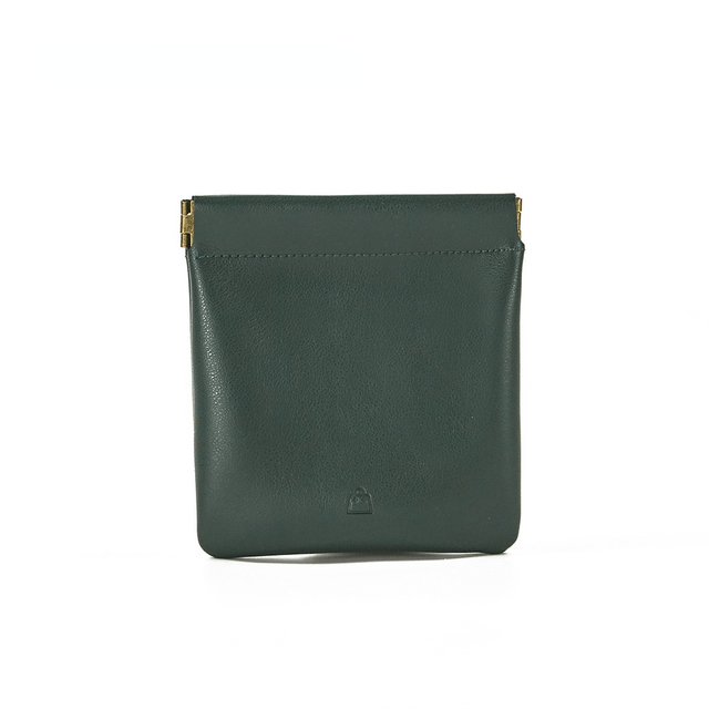 Elegantní peněženka z umělé kůže - tmavozelený