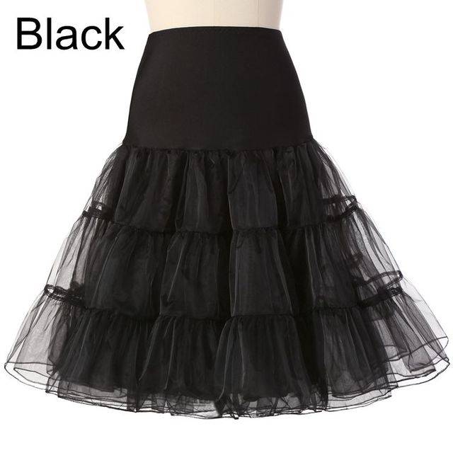 Spodnička | tylová spodnička, k tutu sukni - Černá, L