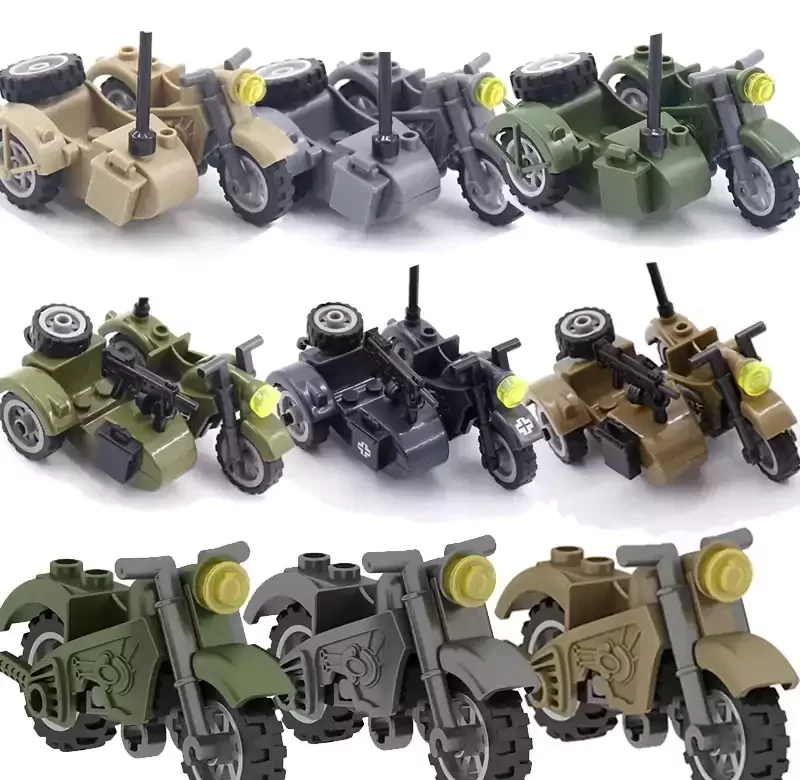 Stavebnice vojenské motorky | Styl Lego