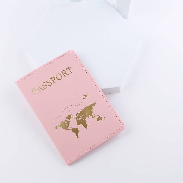 Cestovní pouzdro na pas - Růžová 3