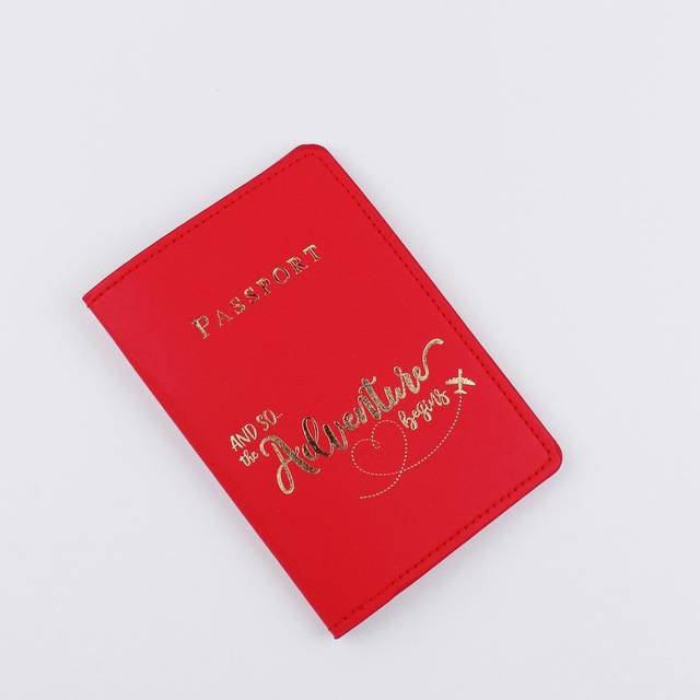 Luxusní pouzdro na cestovní pas - Červené