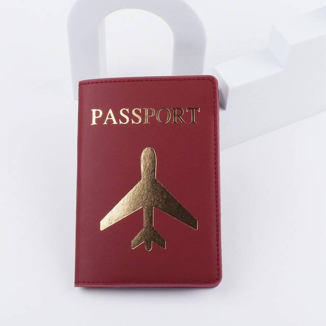 Luxusní pouzdro na cestovní pas - červená 3