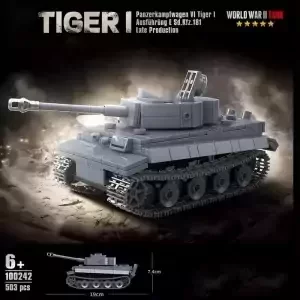 Tank Panzer Tiger stavebnice | Styl Lego
