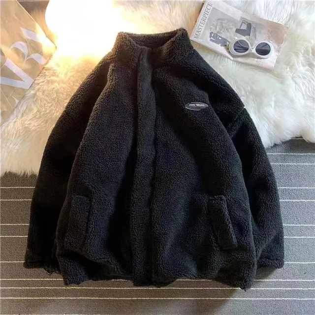 Teplý oboustranný podzimní kabát - 1-365458, XL