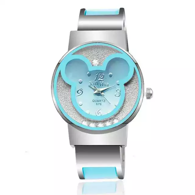 Dětské Mickey Mouse hodinky - modrý