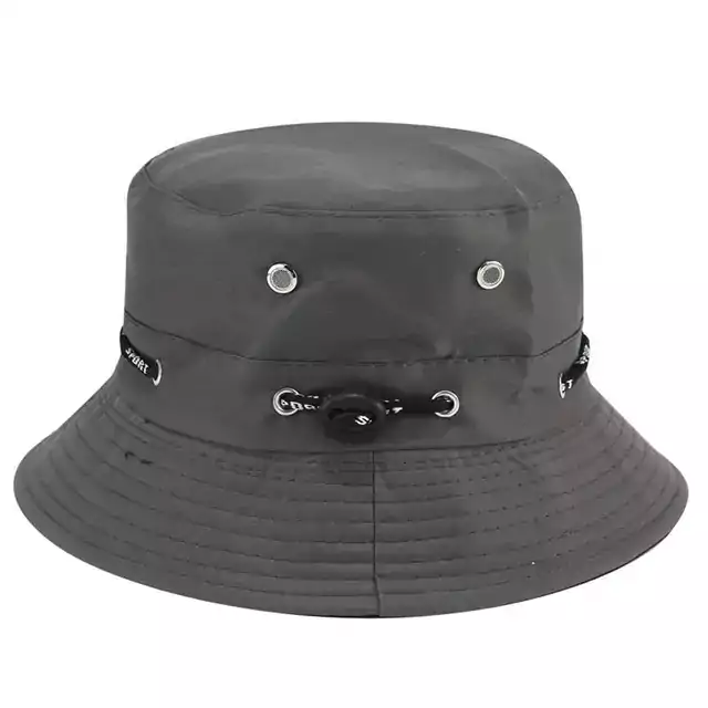 Rybářský letní klobouk - Tmavě šedá