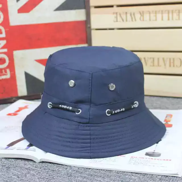 Rybářský letní klobouk - Námořnická modrá