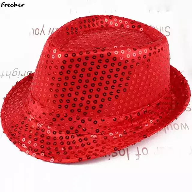 Flitrový barevný párty klobouk - RD